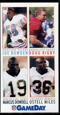 1992 Gameday Tall Boy Bowden , Rigby, Dowdell, Miles #155 - Image 1 of 2