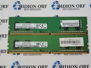 Set of 2 SAMSUNG 4GB DDR4 DESKTOP RAM PC4-2400 MHz M378A5244CB0-CRC, SKU 13063 - Picture 1 of 1