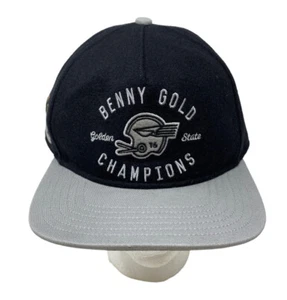 Benny Gold San Francisco Wool Blend Golden State Championship Snapback Hat Cap - Picture 1 of 6