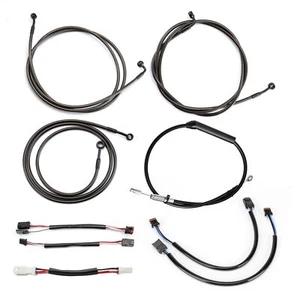 Cable de embrague de freno delantero hidráulico Road King de 12 pulgadas para Harley ABS 21-23 - Imagen 1 de 6