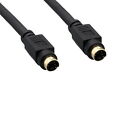 6FT-50FT S-Video Cable Gold Plated Mini Din 4 MDIN4 4 Pin Male for DVD PC MAC TV