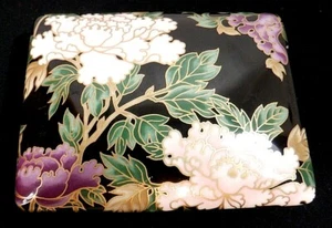 Fitz and Floyd Porcelain Double Deck Card Box - Picture 1 of 12