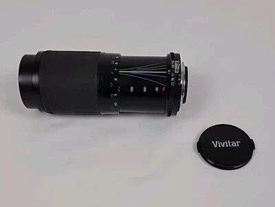 Vivitar 70-210mm 1:4.5-5.6 Macro Focusing Zoom Lens Nikon FE2 Mount 52mm - Image 1 of 4