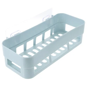 Bathroom Shelf Adhesive Shower Organizer Floating Shelves No Drill - Picture 1 of 11