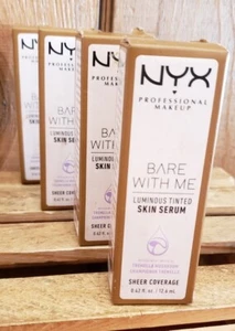 (4) NYX Bare with Me Luminous Tinted Skin Serum Universal #BWMLSS04 Medium Deep - Picture 1 of 6