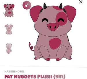 Youtooz * Hazbin Hotel * Fat Nuggets * Plush 9” * NEW * In Hand - Picture 1 of 4