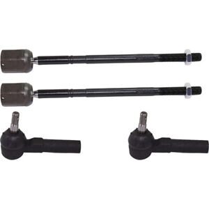 Tie Rod Ends Set Front Inner and Outer For 81-85 Dodge Aries 600 Caravan