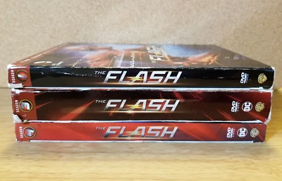 THE FLASH Seasons 1, 3, 4 DVD Box Set Lot DC Superhero TV - Image 1 of 2