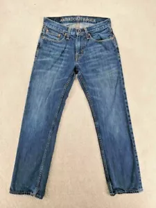 American Eagle Outfitters Herren Größe 28 x 30 schmale gerade Jeans blau Taschen - Bild 1 von 8