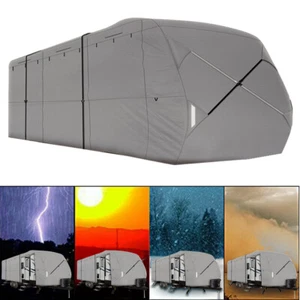 For 22'-24' Camper Travel Trailer RV Cover Waterproof Anti-UV Non-Woven Fabric - Bild 1 von 10
