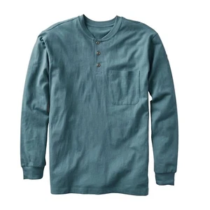 Henley Rasco FR Flame Resistant Long Sleeve T-Shirt Men's Sz 4XL Green NWT - Picture 1 of 4