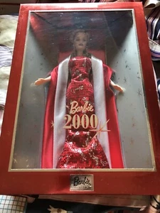 2000 RARE Barbie Collector Edition, Wearing A Beautiful Red DressRed/White Shawl - Picture 1 of 23