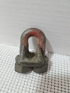 Vintage Genuine Crosby Wire Rope Clamp 5/8" X 1 1/2" - Picture 1 of 7