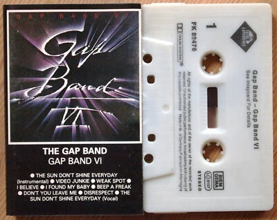 THE GAP BAND - VI (TOTAL EXPERIENCE FK89476) 1984 EUROPE CASSETTE TAPE FUNK EX - Image 1 of 3
