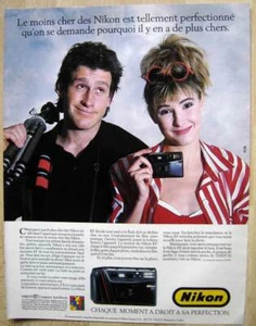Publicité Papier - Appareil Photo Nikon Compact Autofocus De 1987 - Photo 1 sur 1