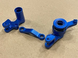 Juego de manivela de dirección de aluminio para Traxxas 1/10 barra de arrastre VXL azul - Imagen 1 de 2