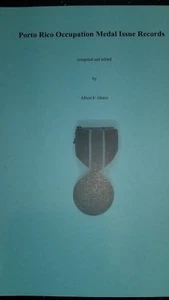 Armee Besetzung von Puerto Rico Besetzung Medaille Rolle ex Gleim Planchet Presse Buch - Bild 1 von 3
