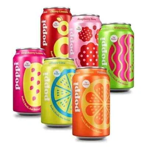 Poppi Fun Favorites Paquete Variedad, 12 Fl Oz, Paquete de 12 Soda Prebiótica Espumosa - Imagen 1 de 3