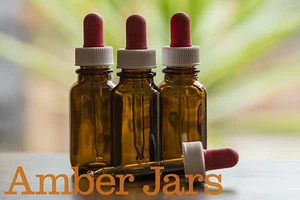 6 x 25ml Amber Glass Bottle RED Dropper-Aromatherapy, Homeopathy, Bach FREE POST - Picture 1 of 4