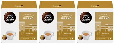 3 Cajas Cápsulas Café NESCAFE ESPRESSO MILANO Delicato Dolce Gusto Nuevas Foto 1 de 4