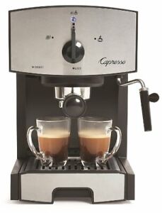 Capresso 117.05 Stainless Steel Pump Espresso and Cappuccino Machine EC50 Bla...