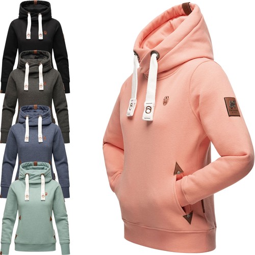 SACAI Felpa donna Navahoo felpa con cappuccio pullover pullover maglione cappuccio caldo B563 NUOVO