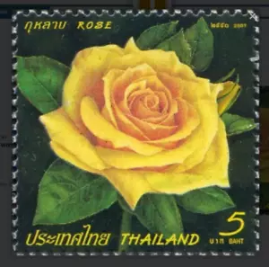 Thailand 2007 Roses Rose Flower Flora Unique Unusual Fragrant Stamp 1v MNH - Picture 1 of 2