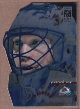 1996-97 Donruss Elite Painted Warriors #1 Patrick Roy PROMO/2500 - Colorado