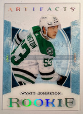 Wyatt Johnston RC (( Rookie CLEAR CUT )) 2023-24 UD Artifacts 2022-23 UPDATE
