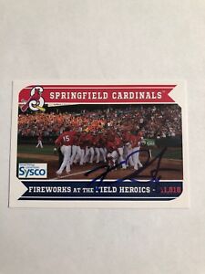 2013 Springfield Cardinals Xavier Scruggs Auto Signed Autograph 
