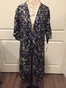 LuLaRoe New Summer Shirley Small: copricostume da bagno perfetto kimono. Luminoso Multicolore - Foto 1 di 3