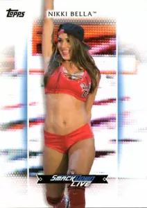 2017 Topps WWE Women's Division Wrestling Card Smackdown #R-34 Nikki Bella - Picture 1 of 2