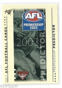 2003 Select XL Premiership Predictor (PC5) ESSENDON - Picture 1 of 1