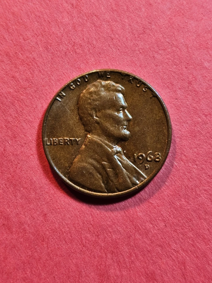 1968D Lincoln 1-CENT Extremely Rare Coin With Errors! - Image 1 of 4
