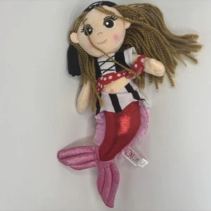 Fiesta Meerjungfrau Pirat rot 16 Zoll Mädchen Plüschtier Stofftier Spielzeug Puppe braune Haare - Bild 1 von 10