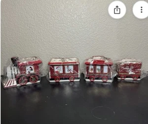 Neu Disney Mickey und Freunde Keramik Zug Schüssel 4er Set Urlaub Weihnachten - Bild 1 von 3