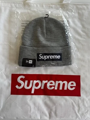 GORRO SUPREME BOX LOGO FW25 (GRIS) EN MANO SE ENVÍA AHORA (LLEGA EN NAVIDAD) Foto 1 de 4