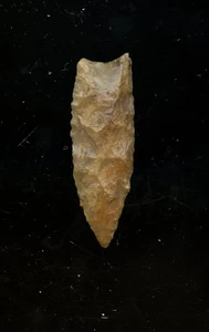 Indian Artifacts- Fine Fluted Point-Arrowhead - Picture 1 of 2