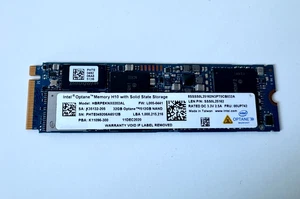 INTEL 512GB SSD NVMe PCIe Gen3X4 M.2 2280 +32GB Optane Memory H10 - HBRPEKNX0202 - Bild 1 von 4