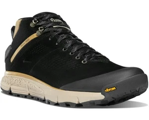 Danner Mens Trail 2650 Mid 4in GTX Black/Khaki Suede Hiking Boots Size 10 Mens - Picture 1 of 4