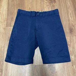 Crewcuts Boys Solid Navy Blue Chino Shorts Adjustable Waist Size 12 Large - Picture 1 of 7