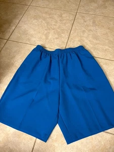 Bon Worth blaue Damen Shorts mit Gummibund Größe L Petite - Bild 1 von 2
