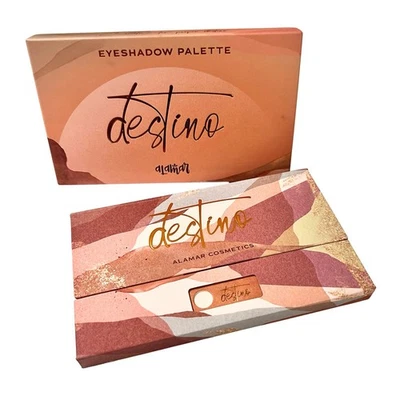 Alamar Cosmetics Destino Eyeshadow Palette 10 Shades Bold Matte Shimmer New - Image 1 of 2