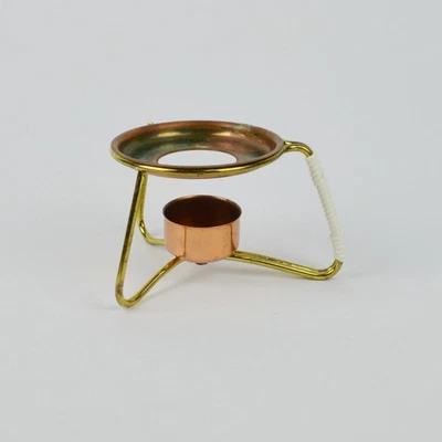 Vintage Stövchen - Rechaud - Kupfer & Messing - Midcentury - Teelicht - Bild 1 von 4