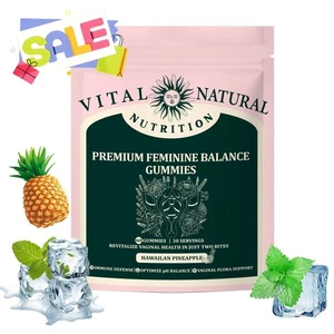 Premium Feminine Balance Gummies | Vital Source Nutrition, 60 Gummis, 10 Stück - Bild 1 von 28