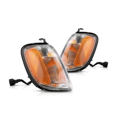 Par de luces de estacionamiento/señal para Nissan Frontier 1998-2000 conductor y pasajero CAPA Foto 1 de 4