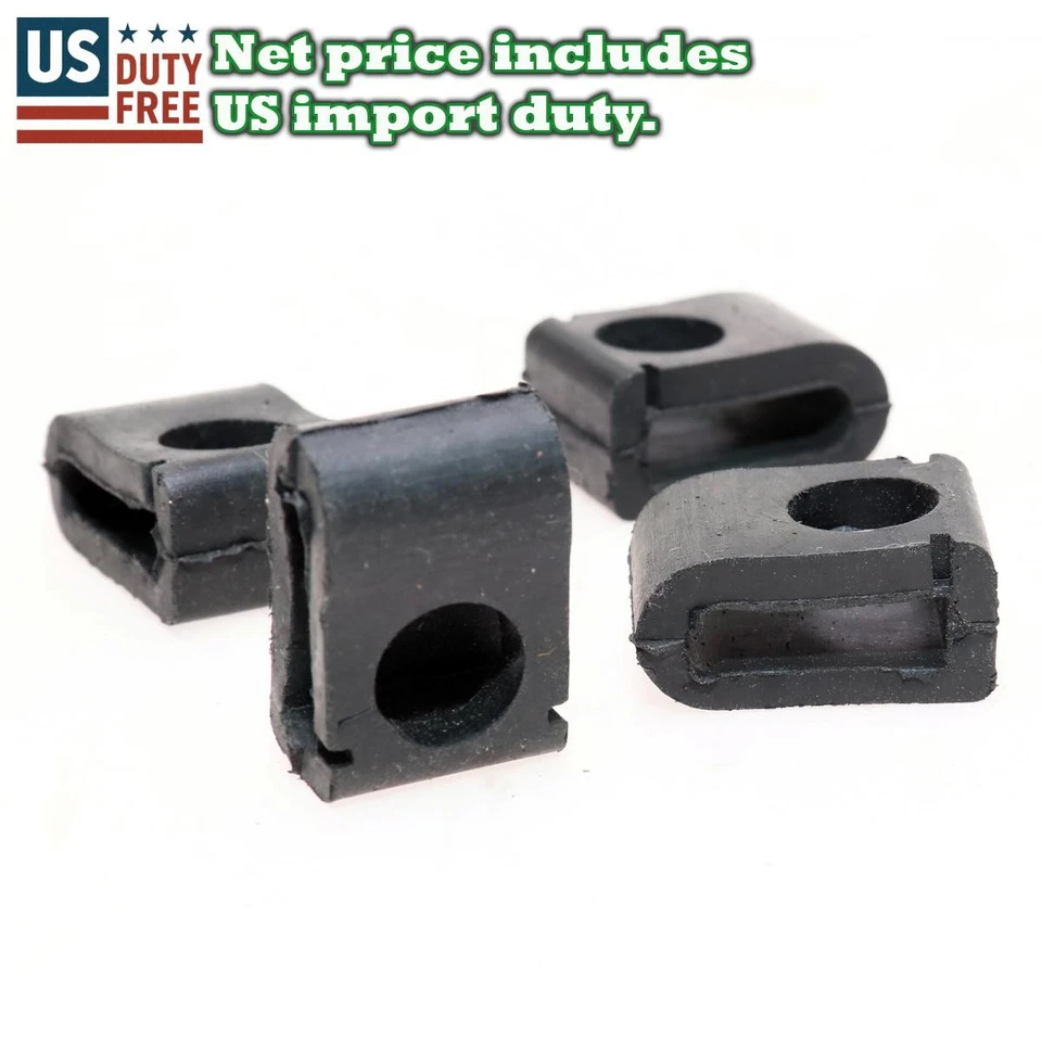 PARACHOQUES DE GOMA PARA CAPÓ TOYOTA COROLLA KE20 KE25 KE26 TE20 27 4 PIEZAS 1970-1978 Foto 1 de 4