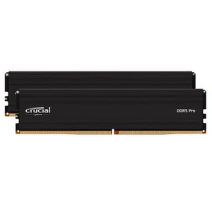 O-Crucial Pro 48GB 1x48GB DDR5 UDIMM 5600MHz CL46 Black Desktop PC Gaming Memory - Picture 1 of 1