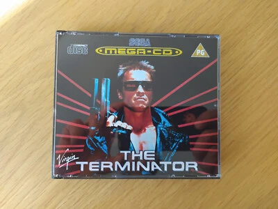 The Terminator repro Sega Mega-CD PAL Boîtier + Disque Mega CD - Photo 1/4