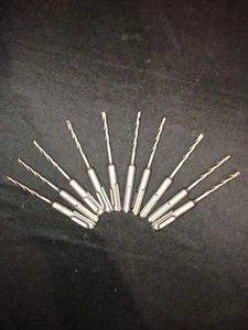 Qty 10 SDS Rotary Hammer Drill Bits 3/16" x 4 1/4" fit Hilti Bosch DeWalt Mikita - Picture 1 of 4